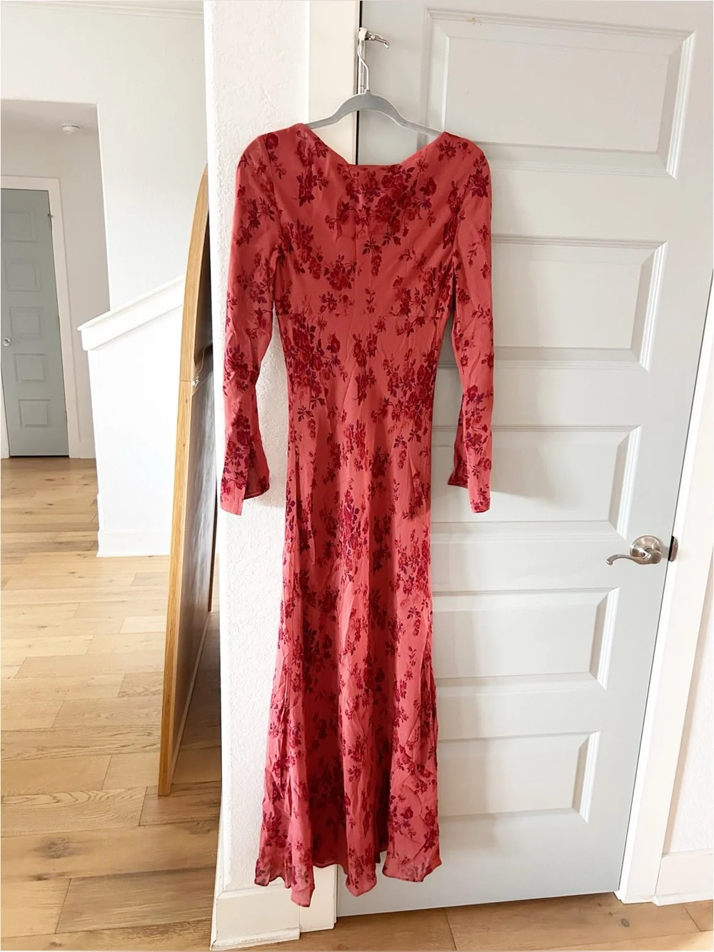 NWT Reformation Esra Long Sleeve Floral Maxi Dress